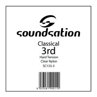 SOUNDSATION SC133-3 - Klasszikusgitár húr - G 0.41 Hard tension