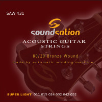 SOUNDSATION SAW431 - Akusztikusgitár húrszett - Super Light