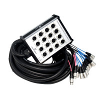 SOUNDSATION SGBX20-1204-20 - Professzionális alumínium csoportkábel, 12 bemenet/ 4 kimenet