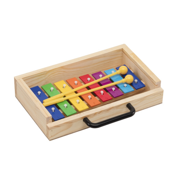 SOUNDSATION SG-8C - 8 hangú metallofon, színes acél lapokkal, C hangolású