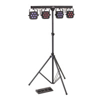 SOUNDSATION 4LEDKIT-DJ - 7x3W Tricolor LED-es  4-PAR világítás szett