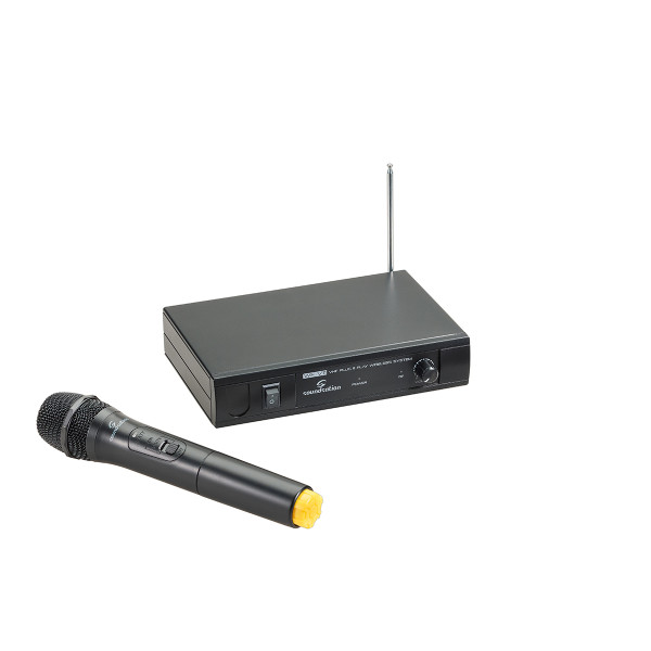SOUNDSATION WF-V11HD - VHF Plug and Play vezeték nélküli mikrofonszett kézi mikrofonnal (209.8 MHz)