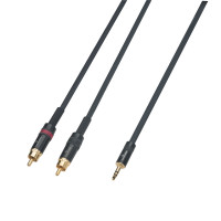 SOUNDSATION WM-MJ2RCA30 - Wiremaster adapterkábel Mini jack sztereo 3.5 - 2 x RCA / 3m