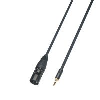 SOUNDSATION WM-MJXLRM15 - Wiremaster adapterkábel Mini jack sztereo 3.5 - papa XLR / 1.5 m