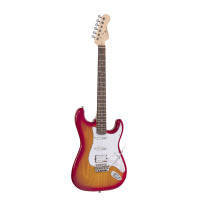 SOUNDSATION RIDER-PRO-RSH SSB - Double cutaway elektromos gitár 2 single coil + osztható humbucker pickuppel és önzáró kulcsokkal (Wilkinson mechanika, eco-rózsafa fogólap)