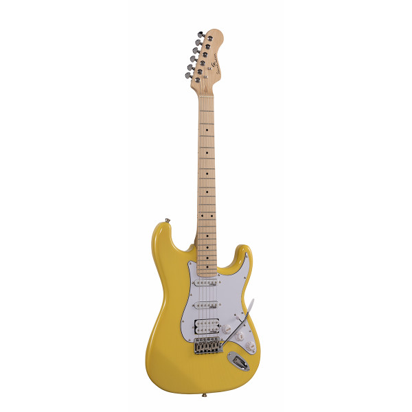 SOUNDSATION RIDER-PRO-MSH VB - Double cutaway elektromos gitár 2 single coil + osztható humbucker pickuppel és önzáró kulcsokkal (Wilkinson mechanika, juharfa fogólap)