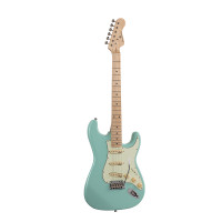 SOUNDSATION RIDER-RETRO-M FG - Double cutaway elektromos gitár 3 single coil pickuppel és vintage kulcsokkal (Wilkinson mechanika, juharfa fogólap)