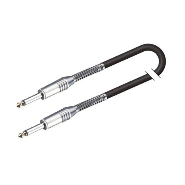 SOUNDSATION BICMJJ-6BK - Aszimmetrikus hangszerkábel: 6.3mm Jack MONO - 6.3mm Jack MONO / 6m