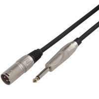 SOUNDSATION BMCXJ-5BK - Szimmetrikus mikrofonkábel: XRL 3pólusú papa - 6.3mm Jack MONO / 5m