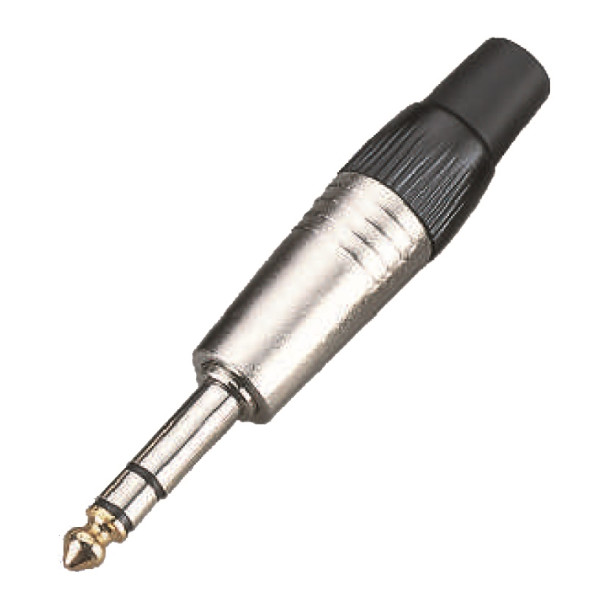 SOUNDSATION SJ02S-B - Fém csatlakozó 6.3mm jack SZTEREO (25 db-os csomag)