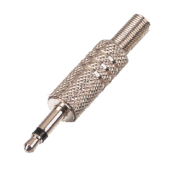 SOUNDSATION SJ037M-B - Fém csatlakozó 3.5mm jack MONO (25 db-os csomag)