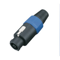 SOUNDSATION SSPK02F-B - Csatlakozó Speakon 4pólusú papa (25 db-os csomag)