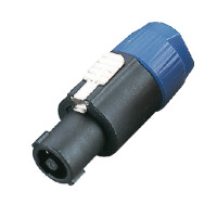 SOUNDSATION SSPK04F-B - Csatlakozó Speakon 4pólusú papa (25 db-os csomag)