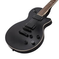 SOUNDSATION MILESTONE-PRO SE MBK - Ívelt fedlapú cutaway elektromos gitár 2 humbucker pickuppel és ragasztott nyakkal