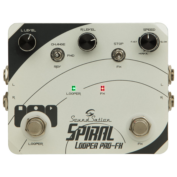 SOUNDSATION SPIRAL LOOPER PRO-FX - Sztereó looper pedál effekttel