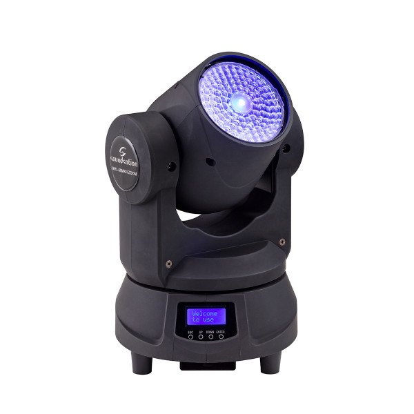 SOUNDSATION MHL-60 MKII ZOOM - LED Beam robotlámpa 60W RGBW 4in1 LED-del és zoom funkcióval SOUNDSATION MHL-60 MKII ZOOM - LED Beam robotlámpa 60W RGBW 4in1 LED-del és zoom funkcióval