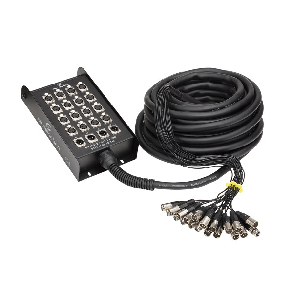 SOUNDSATION SBGX10-1604-20MT - Professzionális fém csoportkábel, 16 bemenet/ 4 kimenet