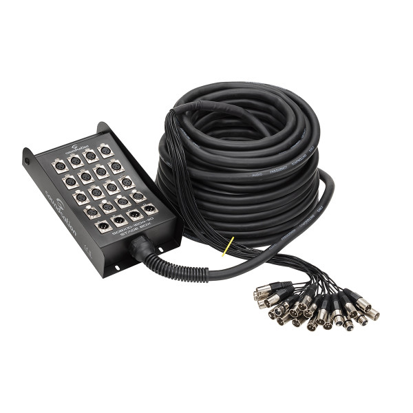 SOUNDSATION SBGX10-1604-30MT - Professzionális fém csoportkábel, 16 bemenet/ 4 kimenet