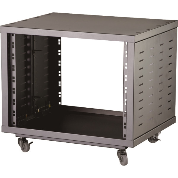 SOUNDSATION SRACK-100 8UW - 8 tároló egységes rack szekrény kerekekkel felszerelve