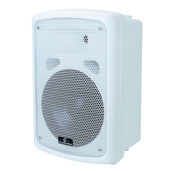 SOUNDSATION SPWM-08P-WH - 80W kétutas passzív hangfal 8" mélyhangszóróval és falitartóval (fehér kivitel)