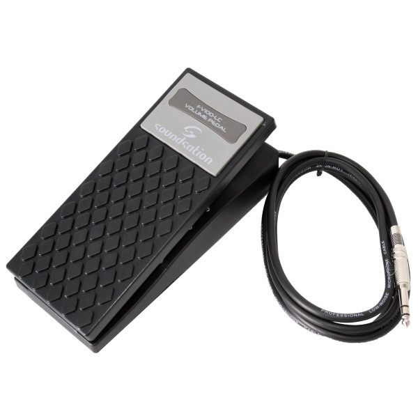 SOUNDSATION FV100-LC - Sztereó billentyűs hangerő/expression pedál,  sztereó kábellel és minimum hangerő beállítási lehetőséggel