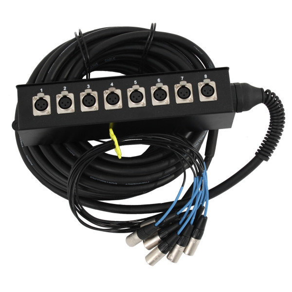 SOUNDSATION SGBX10-0008 - 8 bemenetes, 15 méteres professzionális csoportkábel