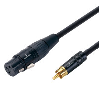 SOUNDSATION WM-PXFRCA06 - Wiremaster szimmetrikus patch kábel: XLR(mama)-RCA / 0.6m