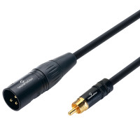 SOUNDSATION WM-PXMRCA06 - Wiremaster szimmetrikus patch kábel: XLR(papa)-RCA / 0.6m