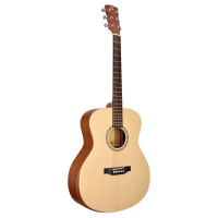 SOUNDSATION MEZZALUNA-AR-SOP - Grand Auditorium cutaway akusztikus gitár kartámasszal és előerősítővel