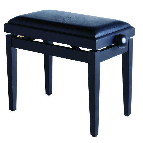 SOUNDSATION SBH-100P-SBK - Állítható magasságú matt felületű zongorapad