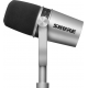 Shure MOTIV MV7-S XLR/USB dinamikus podcast mikrofon