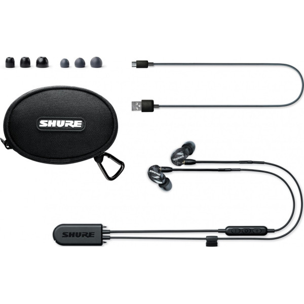 Shure SE215-K+BT2-EFS wireless izolációs fülhallgató Shure SE215-K+BT2-EFS wireless izolációs fülhallgató
