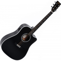 Sigma DMC-1STE-BK+ elektro-akusztikus gitár