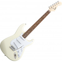 Squier Bullet Stratocaster LRL Arctic White elektromos gitár