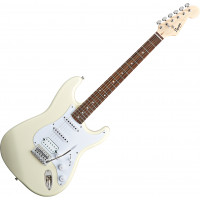 Squier Bullet Stratocaster HSS LRL Arctic White elektromos gitár