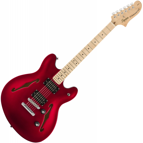 Squier Affinity Starcaster Candy Apple Red elektromos gitár