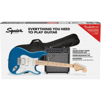 Squier Affinity Stratocaster HSS Lake Placid Blue elektromos gitár szett