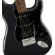 Squier Affinity Stratocaster HSS Charcoal Frost Metallic elektromos gitár szett