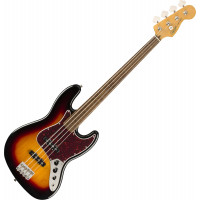 Squier Classic Vibe ‘60s Jazz Bass IL 3-Color Sunburst fretless elektromos basszusgitár