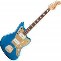 Squier 40th Anniversary Jazzmaster Gold Edition LRL Lake Placid Blue elektromos gitár