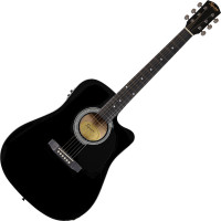 Squier SA-105CE Black elektro-akusztikus gitár
