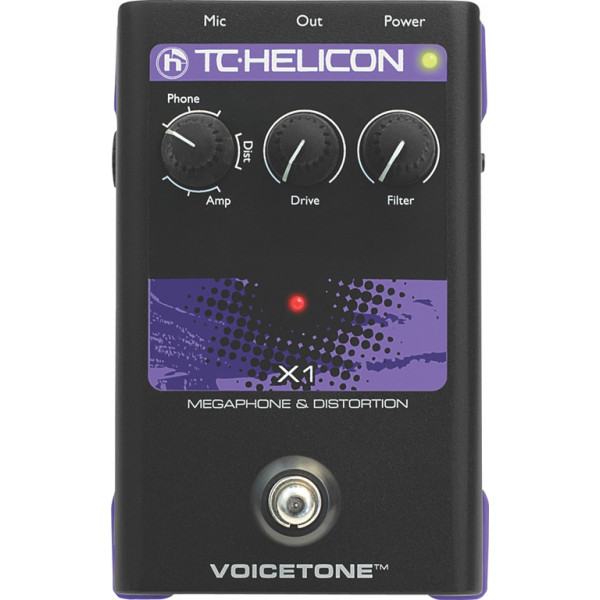 TC Helicon VoiceTone X1 ének effektpedál
