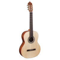 TOLEDO JULIA 44SOP - Tömör lucfenyő fedlapos klasszikus gitár nyílt porusú szatén felülettel