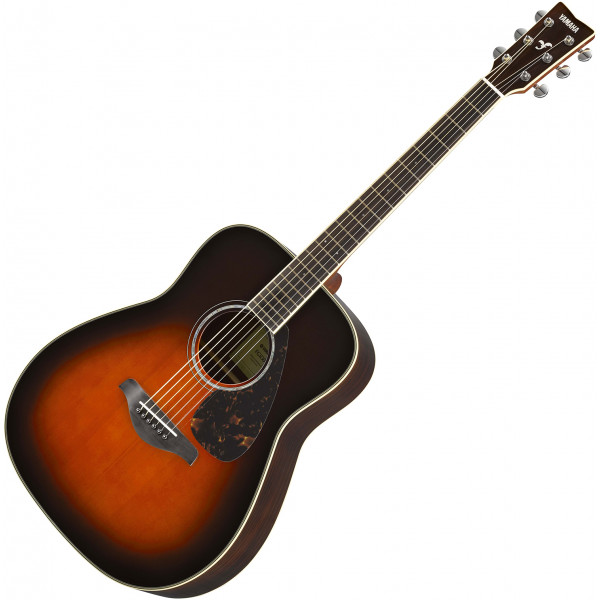 Yamaha FG830 Tobacco Brown Sunburst akusztikus gitár