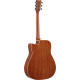 Yamaha FGC-TA TransAcoustic Brown Sunburst elektro-akusztikus gitár