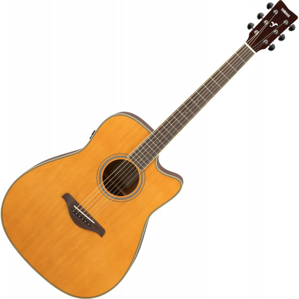 Yamaha FGC-TA TransAcoustic Vintage Tint elektro-akusztikus gitár