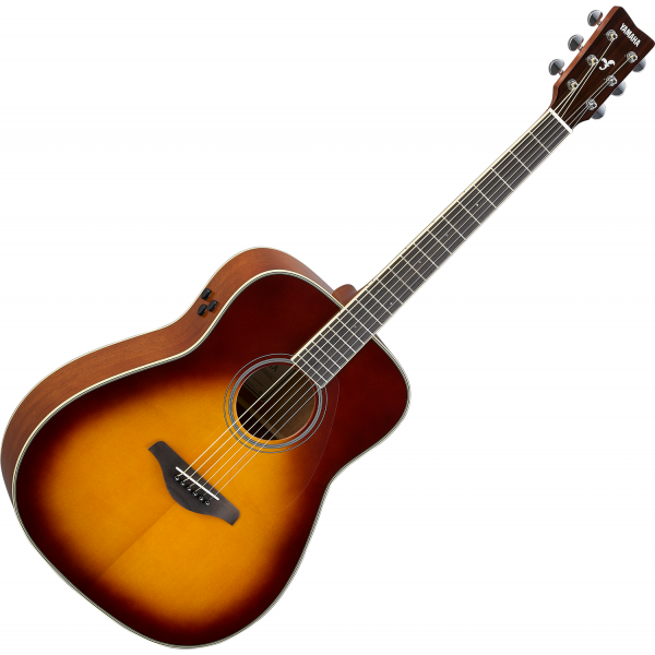 Yamaha FG-TA TransAcoustic Brown Sunburst elektro-akusztikus gitár