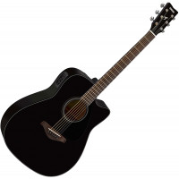 Yamaha FGX800C Black elektro-akusztikus gitár