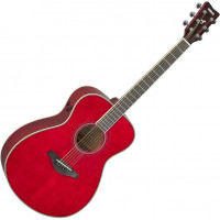 Yamaha FS-TA TransAcoustic Ruby Red elektro-akusztikus gitár