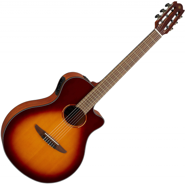 Yamaha NTX1 Brown Sunburst nejlonhúros elektro-klasszikus gitár